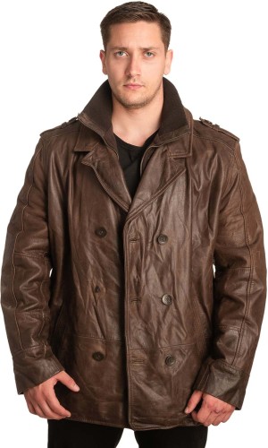 Γνήσιο Ανδρικό Δερμάτινο Μπουφάν - A180