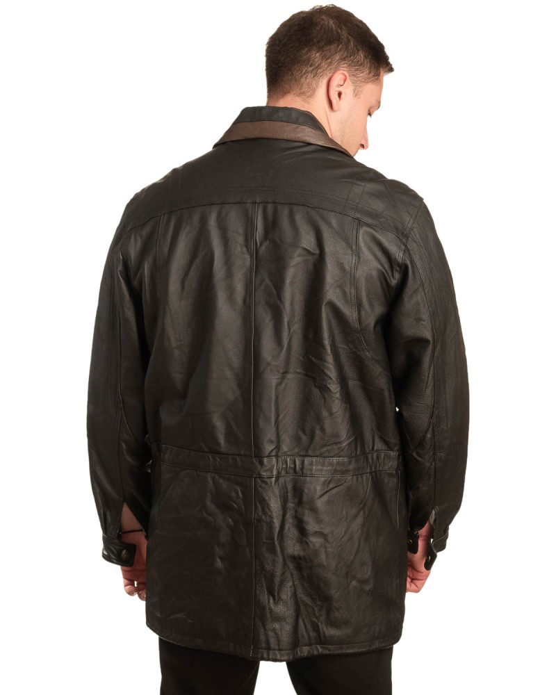 Γνήσιο Ανδρικό Δερμάτινο Μπουφάν - A182