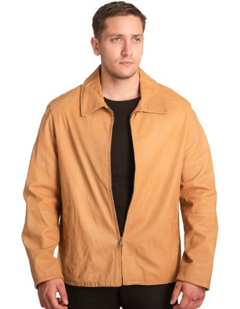 Γνήσιο Ανδρικό Δερμάτινο Μπουφάν - A185