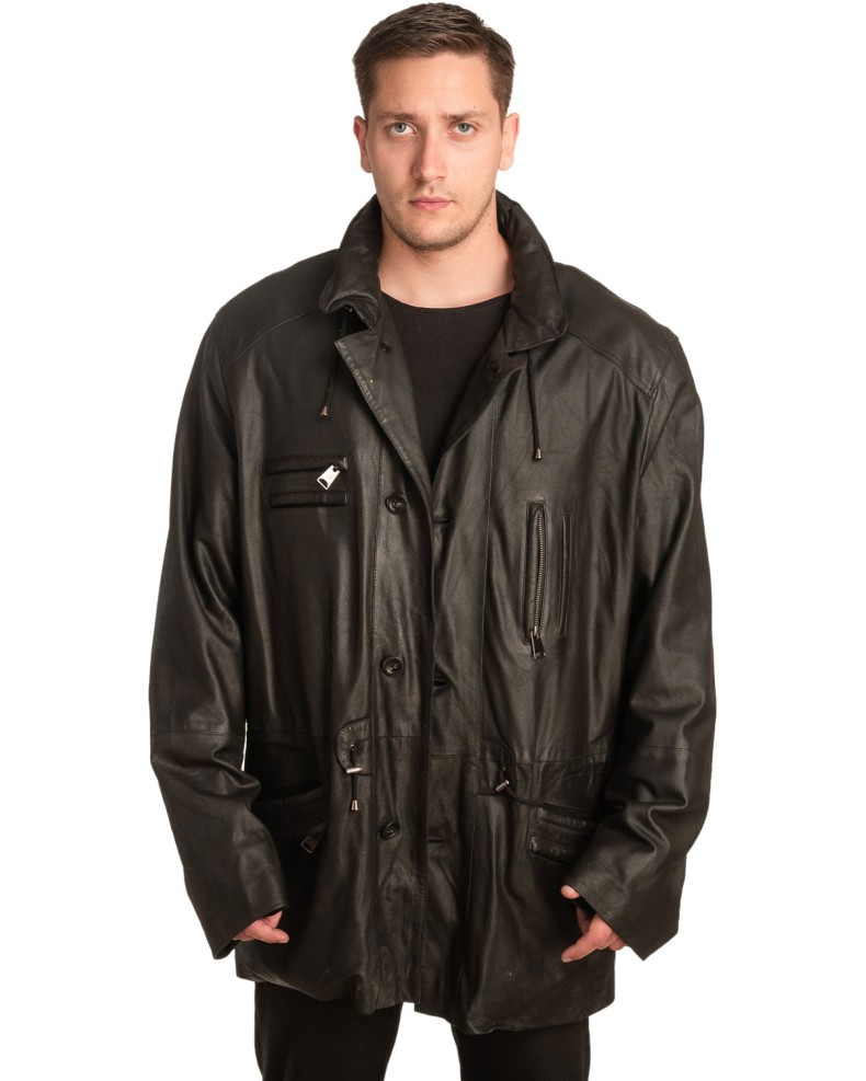 Γνήσιο Ανδρικό Δερμάτινο Μπουφάν - A191