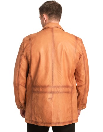 Γνήσιο Ανδρικό Δερμάτινο Σακάκι - Α199