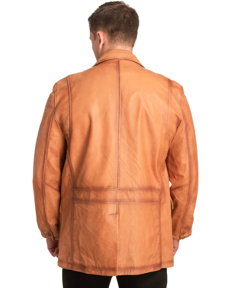 Γνήσιο Ανδρικό Δερμάτινο Σακάκι - Α199