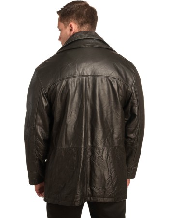  Γνήσιο Ανδρικό Δερμάτινο Μπουφάν - A200