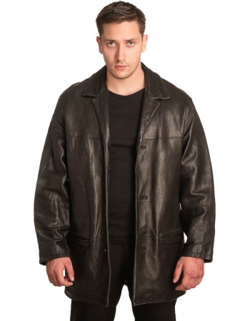 Γνήσιο Ανδρικό Δερμάτινο Σακάκι - Α203