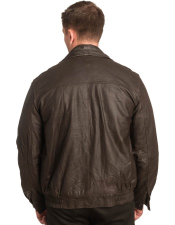 Γνήσιο Ανδρικό Δερμάτινο Μπουφάν - A204