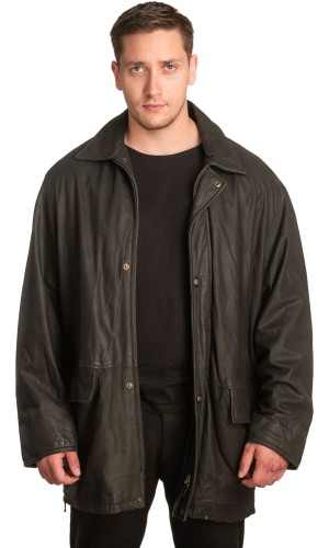 Γνήσιο Ανδρικό Δερμάτινο Μπουφάν - A205