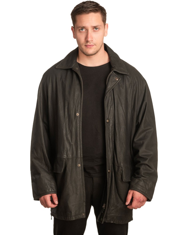 Γνήσιο Ανδρικό Δερμάτινο Μπουφάν - A205
