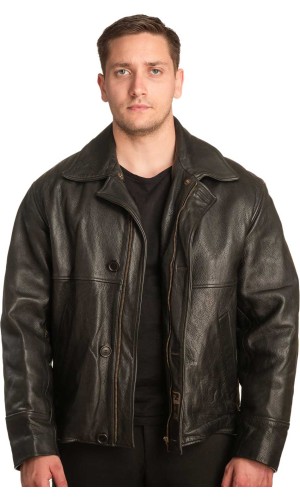 Γνήσιο Ανδρικό Δερμάτινο Μπουφάν - A208