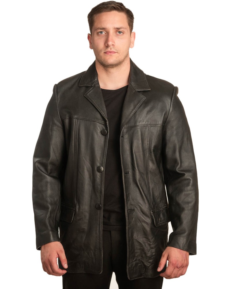 Γνήσιο Ανδρικό Δερμάτινο Σακάκι - Α209