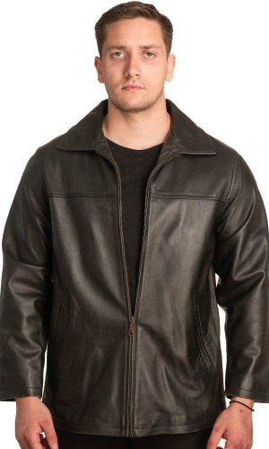  Γνήσιο Ανδρικό Δερμάτινο Μπουφάν - A210