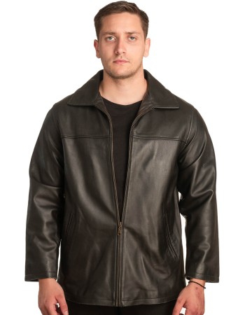  Γνήσιο Ανδρικό Δερμάτινο Μπουφάν - A210