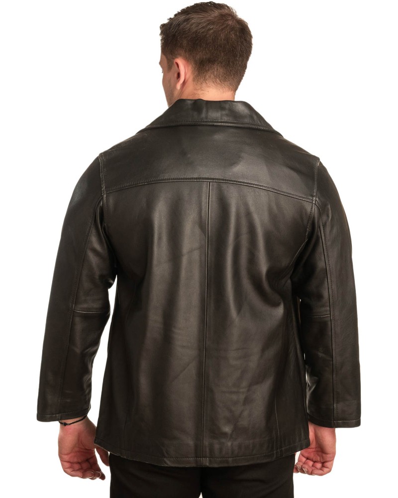  Γνήσιο Ανδρικό Δερμάτινο Μπουφάν - A210