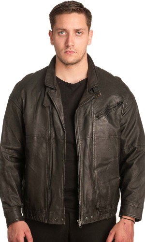 Γνήσιο Ανδρικό Δερμάτινο Μπουφάν - A211