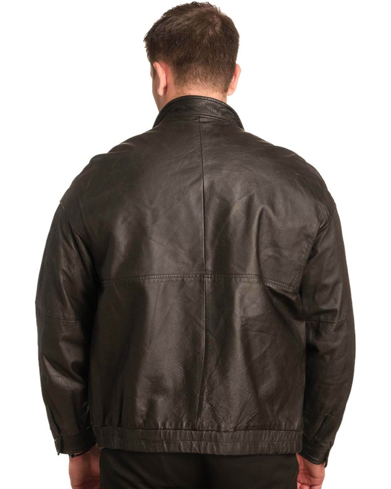 Γνήσιο Ανδρικό Δερμάτινο Μπουφάν - A211