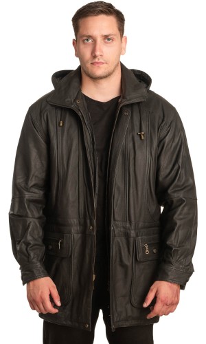 Γνήσιο Ανδρικό Δερμάτινο Μπουφάν - A213