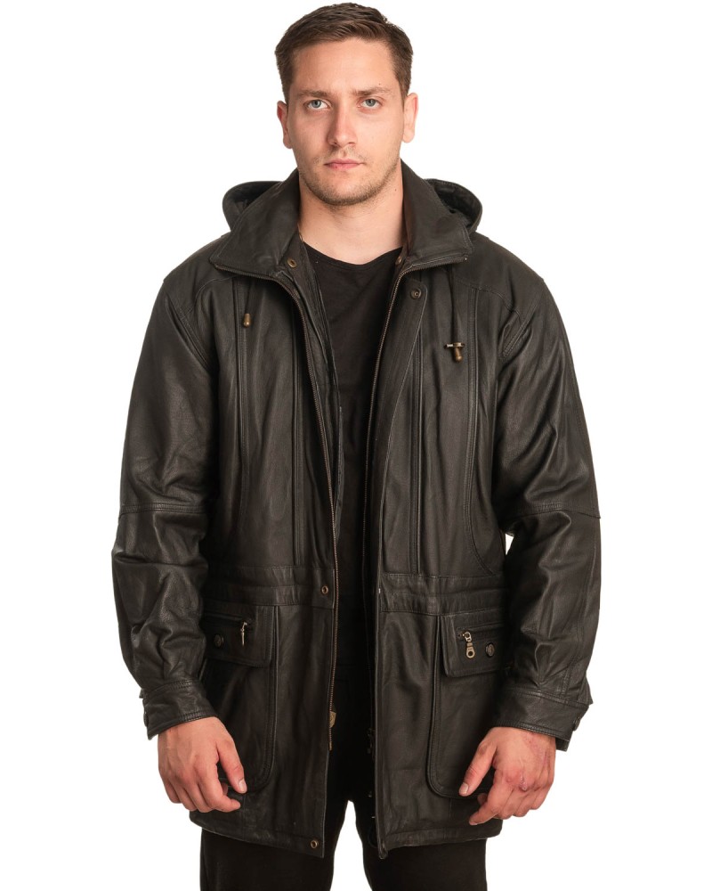Γνήσιο Ανδρικό Δερμάτινο Μπουφάν - A213