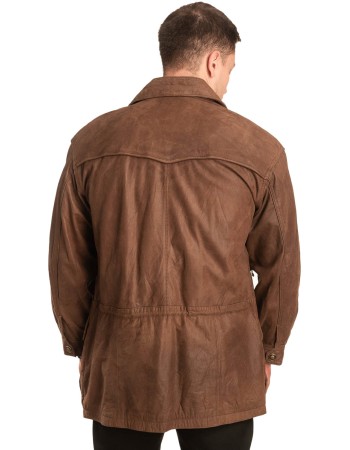 Γνήσιο Ανδρικό Δερμάτινο Μπουφάν - A215