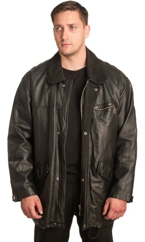 Γνήσιο Ανδρικό Δερμάτινο Μπουφάν - A216