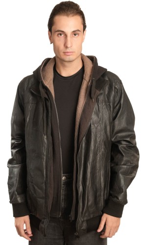 Γνήσιο Ανδρικό Δερμάτινο Μπουφάν - A218
