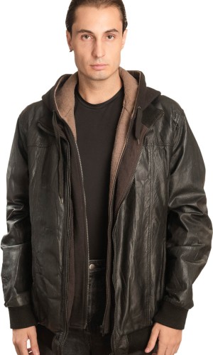 Γνήσιο Ανδρικό Δερμάτινο Μπουφάν - A218