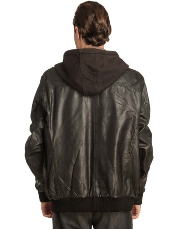 Γνήσιο Ανδρικό Δερμάτινο Μπουφάν - A218