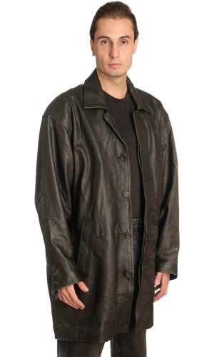 Γνήσιο Ανδρικό Δερμάτινο Μπουφάν - A222