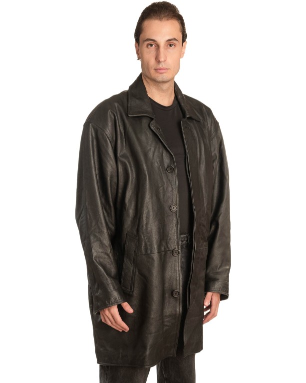 Γνήσιο Ανδρικό Δερμάτινο Μπουφάν - A222