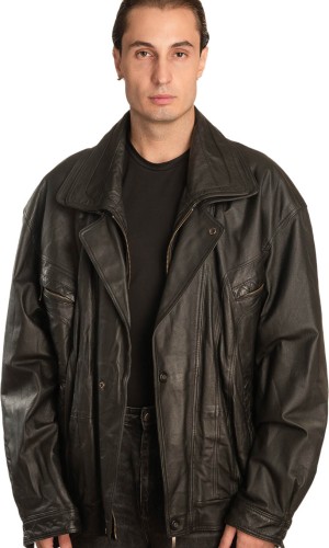 Γνήσιο Ανδρικό Δερμάτινο Μπουφάν - A223