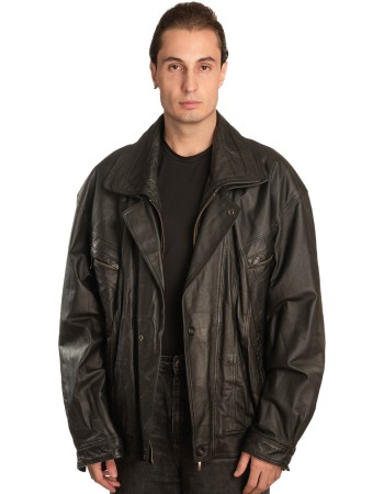 Γνήσιο Ανδρικό Δερμάτινο Μπουφάν - A223
