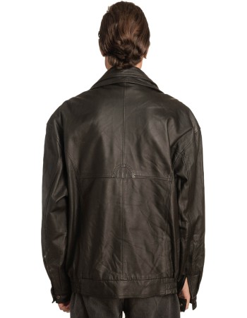 Γνήσιο Ανδρικό Δερμάτινο Μπουφάν - A223