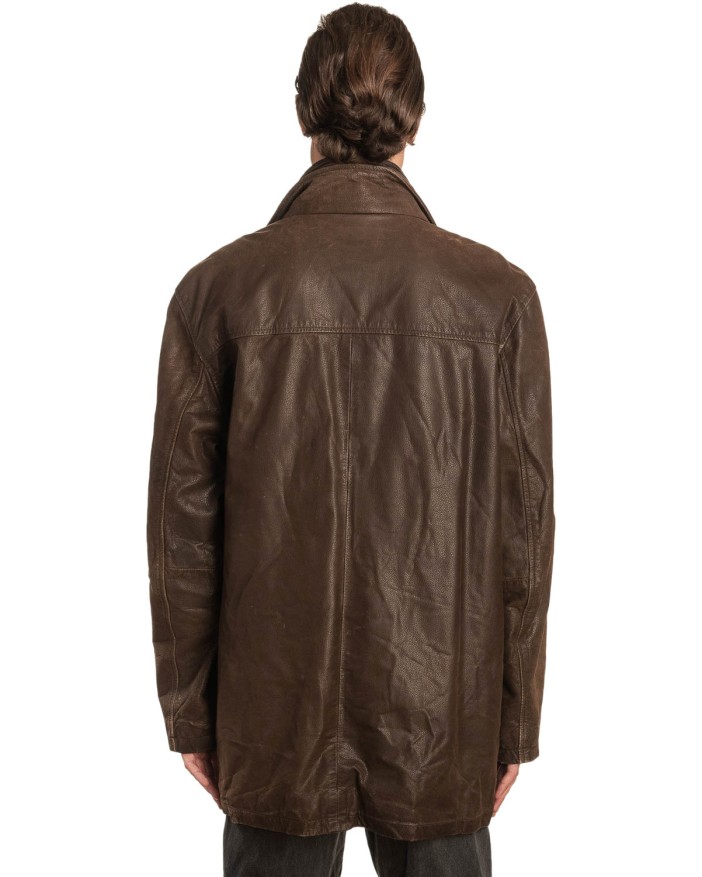 Γνήσιο Ανδρικό Δερμάτινο Μπουφάν - A224