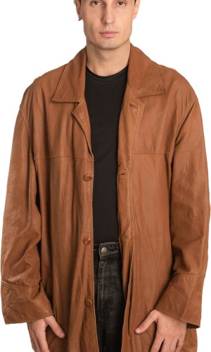 Γνήσιο Ανδρικό Δερμάτινο Μπουφάν - A225