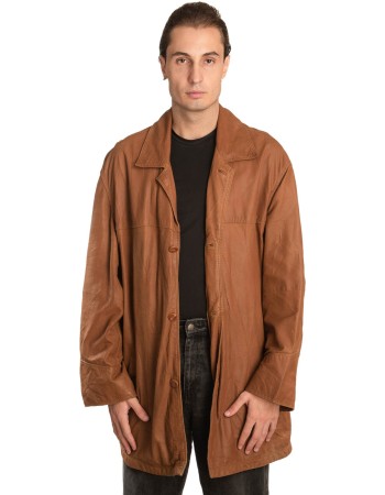 Γνήσιο Ανδρικό Δερμάτινο Μπουφάν - A225