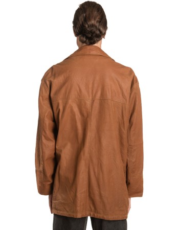 Γνήσιο Ανδρικό Δερμάτινο Μπουφάν - A225