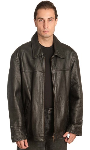 Γνήσιο Ανδρικό Δερμάτινο Μπουφάν - A227