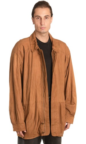 Γνήσιο Ανδρικό Δερμάτινο Μπουφάν - A228