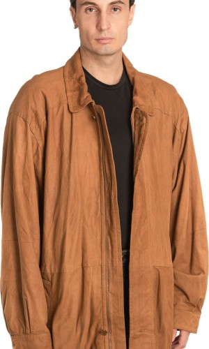 Γνήσιο Ανδρικό Δερμάτινο Μπουφάν - A228