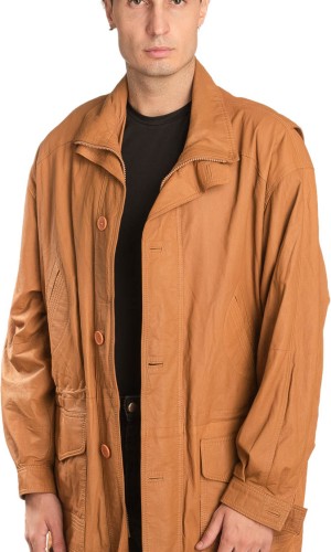 Γνήσιο Ανδρικό Δερμάτινο Μπουφάν - A231