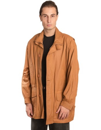 Γνήσιο Ανδρικό Δερμάτινο Μπουφάν - A231