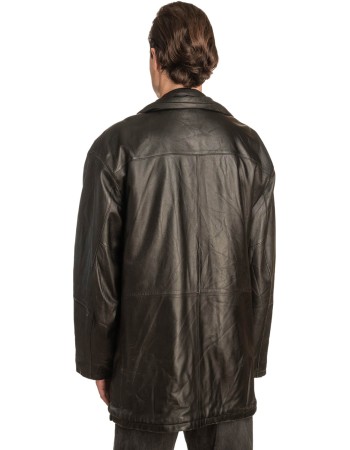  Γνήσιο Ανδρικό Δερμάτινο Μπουφάν - A232
