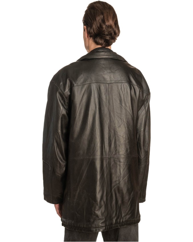  Γνήσιο Ανδρικό Δερμάτινο Μπουφάν - A232