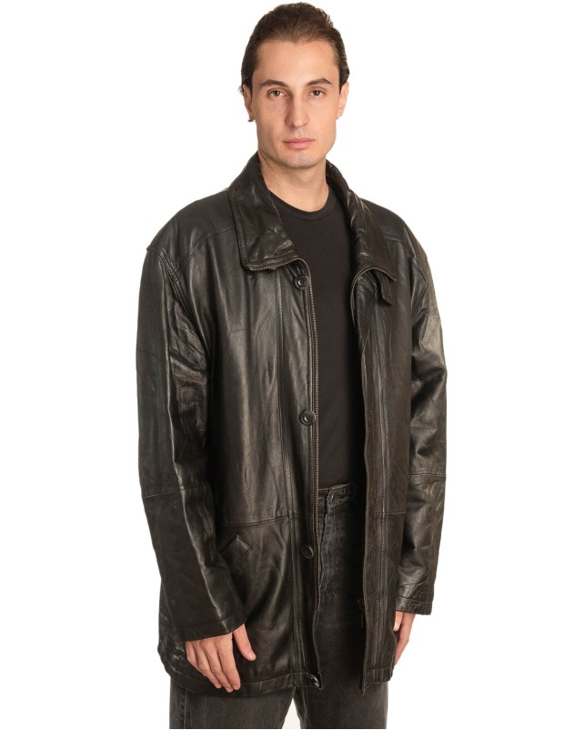 Γνήσιο Ανδρικό Δερμάτινο Μπουφάν - A233