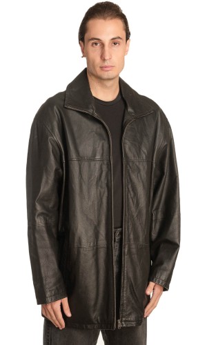 Γνήσιο Ανδρικό Δερμάτινο Μπουφάν - A236