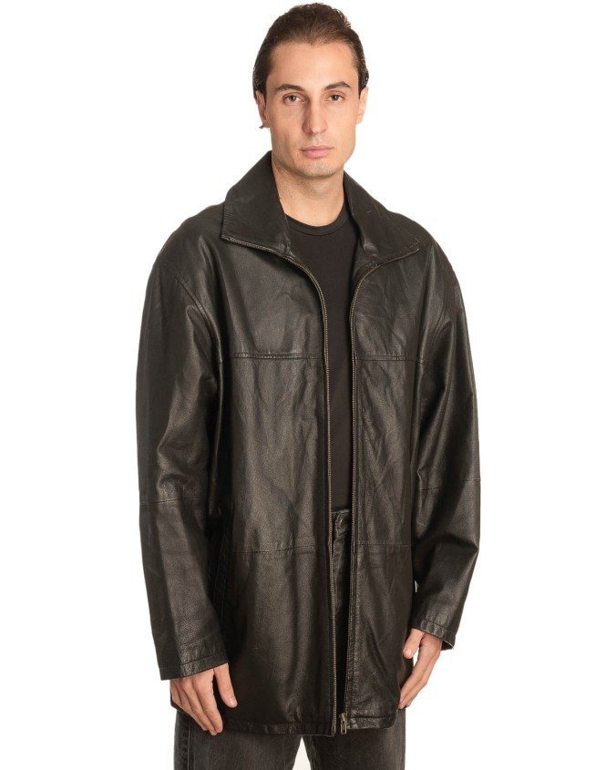 Γνήσιο Ανδρικό Δερμάτινο Μπουφάν - A236