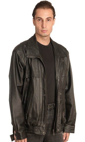 Γνήσιο Ανδρικό Δερμάτινο Μπουφάν - A238