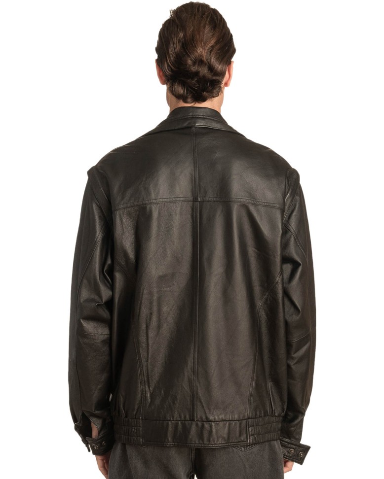 Γνήσιο Ανδρικό Δερμάτινο Μπουφάν - A238