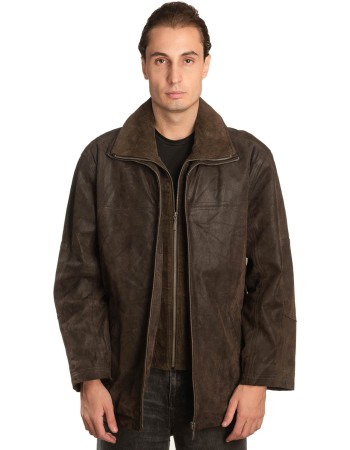 Γνήσιο Ανδρικό Δερμάτινο Μπουφάν - A240