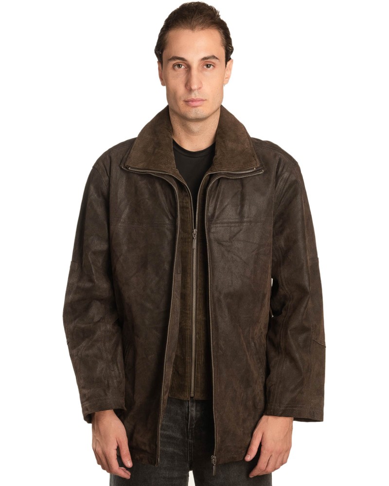 Γνήσιο Ανδρικό Δερμάτινο Μπουφάν - A240