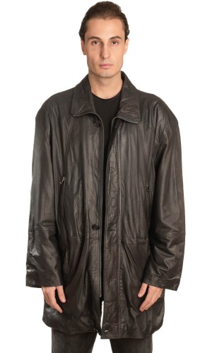 Γνήσιο Ανδρικό Δερμάτινο Μπουφάν - A242