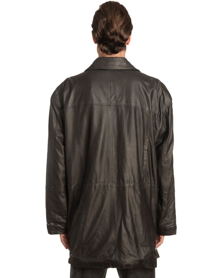 Γνήσιο Ανδρικό Δερμάτινο Μπουφάν - A242